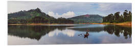 Foam board print Traditional Fishing Boat in the Mountains of Sri Lanka