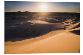 Foam board print Desert Landscape at Sunset