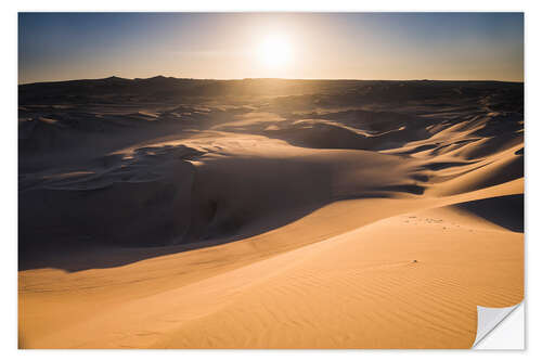 Wall sticker Desert Landscape at Sunset