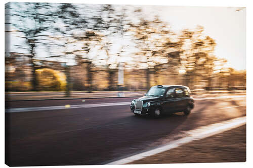 Canvastavla Famous London Black Cab Taxi