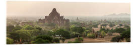 Acrylglasbild Tempel von Bagan in Myanmar (Burma)