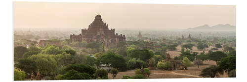 Foam board print Temples of Bagan in Myanmar (Burma)