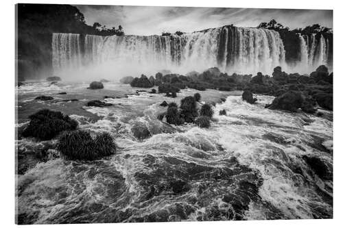 Acrylglasbild Iguazu fällt in den Dschungel von Brasilien und Argentinien