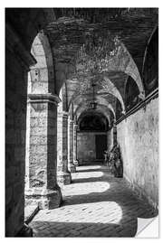 Naklejka na ścianę Stone Arch Architecture at a Monastery