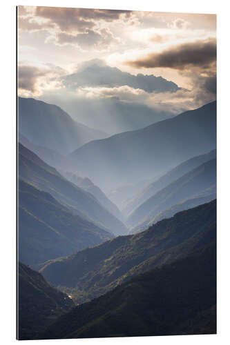 Gallery print Misty Mountain Landscape in the Jungle