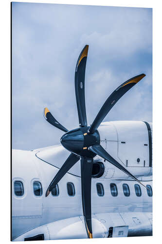 Alubild Düsenflugzeugpropeller