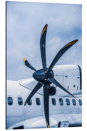 Magnettafel Düsenflugzeugpropeller