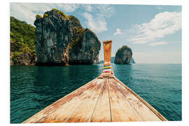 Foam board print Traditional Boat Trip in the Thai Islands