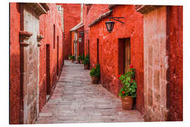 Aluminium print Santa Catalina Monastery in Arequipa in Peru II