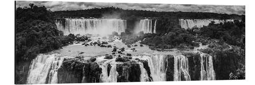 Aluminium print Iguana waterfall in Argentina