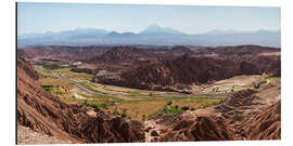 Tableau en aluminium Paysage du désert d'Atacama au Chili