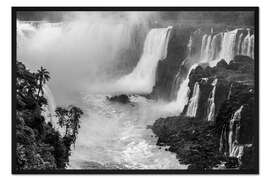 Gerahmter Kunstdruck Iguazu Wasserfall in Argentinien