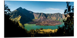 Aluminium print Rinjani Volcano Landscape on Lombok Island in Indonesia