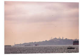 Foam board print Istanbul Cityscape at Sunset in Turkey