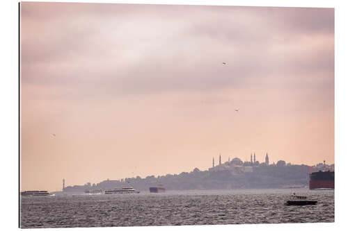 Gallery Print Istanbul Stadtbild bei Sonnenuntergang in der Türkei