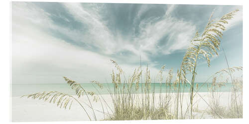 Tableau en verre acrylique Calme paradisiaque sur la plage
