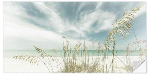 Sticker mural Calme paradisiaque sur la plage