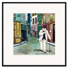 Framed art print Parisian