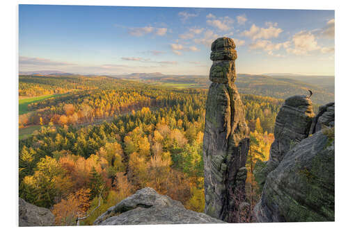 Foam board print Barbarine in Saxon Switzerland