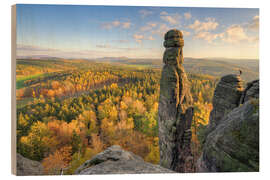 Trätavla Barbarine in Saxon Switzerland