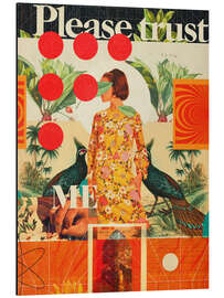 Magnettafel Bitte vertraue mir