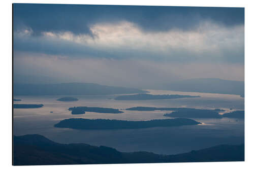 Aluminium print Loch Lomond in Scotland