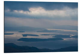 Quadro em alumínio Loch Lomond na Escócia