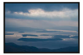 Gerahmter Kunstdruck Loch Lomond in Schottland