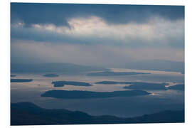 Foam board print Loch Lomond in Scotland