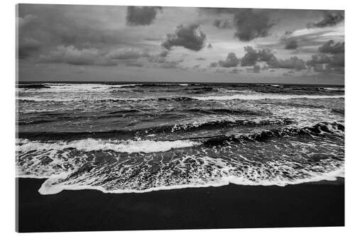 Quadro em acrílico Praia dramática e paisagem oceânica