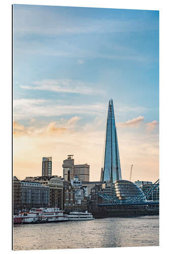 Galleriprint The Shard in London at Sunset