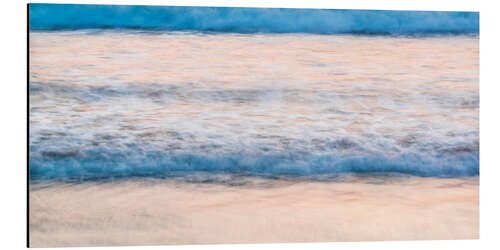 Aluminiumsbilde Abstract Orange and Blue Ocean Landscape