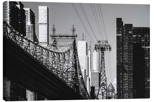 Leinwandbild New York - Queensboro Bridge, Roosevelt Tramway