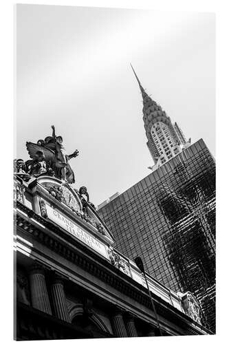 Quadro em acrílico Grand Central, Chrysler Building, New York