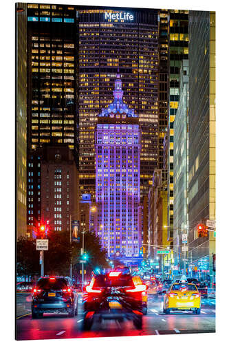 Aluminiumtavla Park  Avenue mit Helmsley Building - New York City