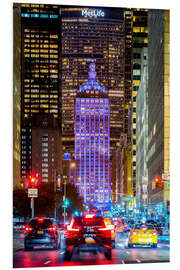 Foam board print Park  Avenue mit Helmsley Building - New York City