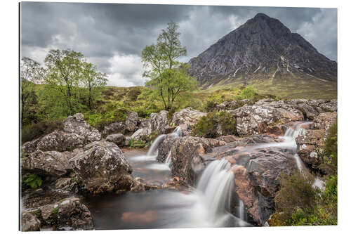 Galleritryk Waterfall in Glen Etive, Highlands, Scotland