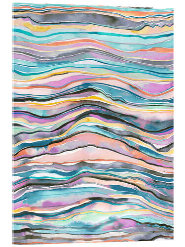 Acrylic print Agate rainbow