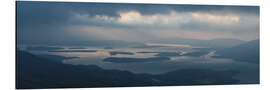 Aluminium print Dramatic Moody Mountain Landscape