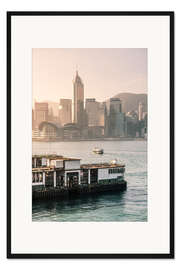 Gerahmter Kunstdruck Sternfähre in Hong Kong