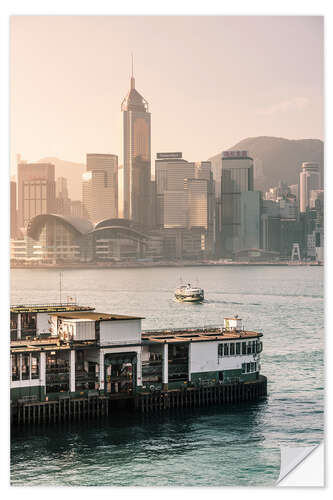 Autocolante decorativo Star Ferry em Hong Kong