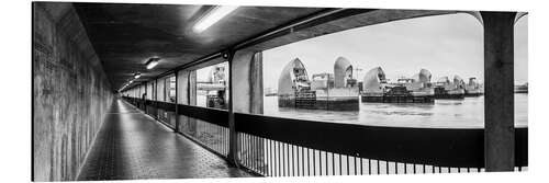 Alumiinitaulu Thames Barrier in London