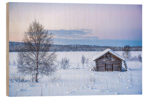 Trebilde Remote Cabin in a Winter Wonderland Landscape