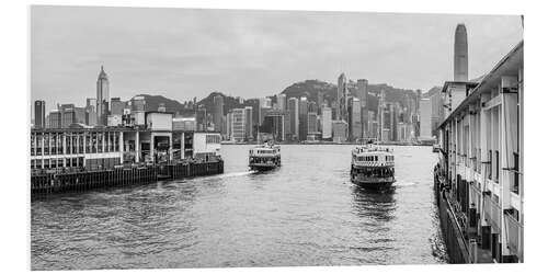 PVC-tavla Star Ferry and Victoria Harbour in Hong Kong