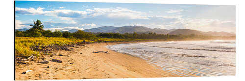 Aluminium print Tropical Beach and Rainforest in Costa Rica