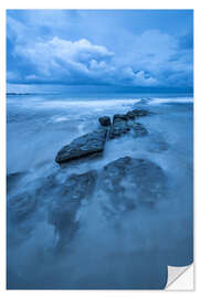 Selvklebende plakat Stormy Landscape on the Pacific Coast of Costa Rica