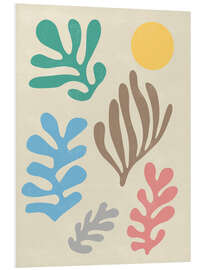 Foam board print Matisse Leaves