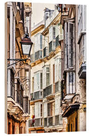 Holzbild Cadiz Stadt in Andalusien