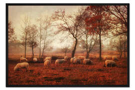 Gerahmter Kunstdruck Die letzten Tage des Herbstes