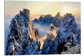 Gallery Print Sonnenaufgang am Mount Huang Shan